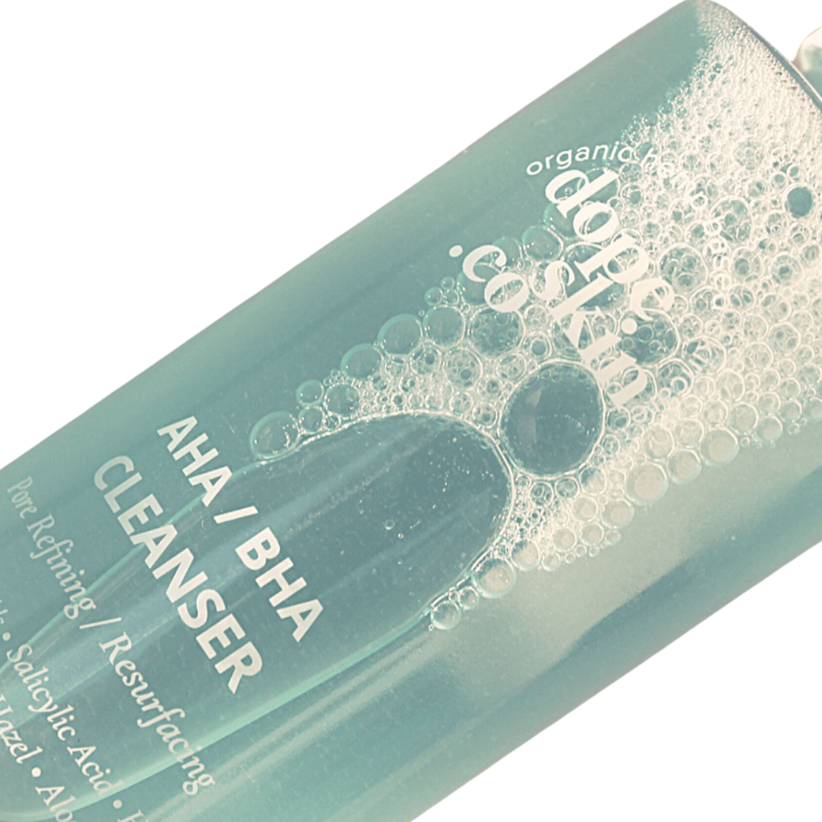 Close up image of Dope SKin Co AHA BHA Cleanser