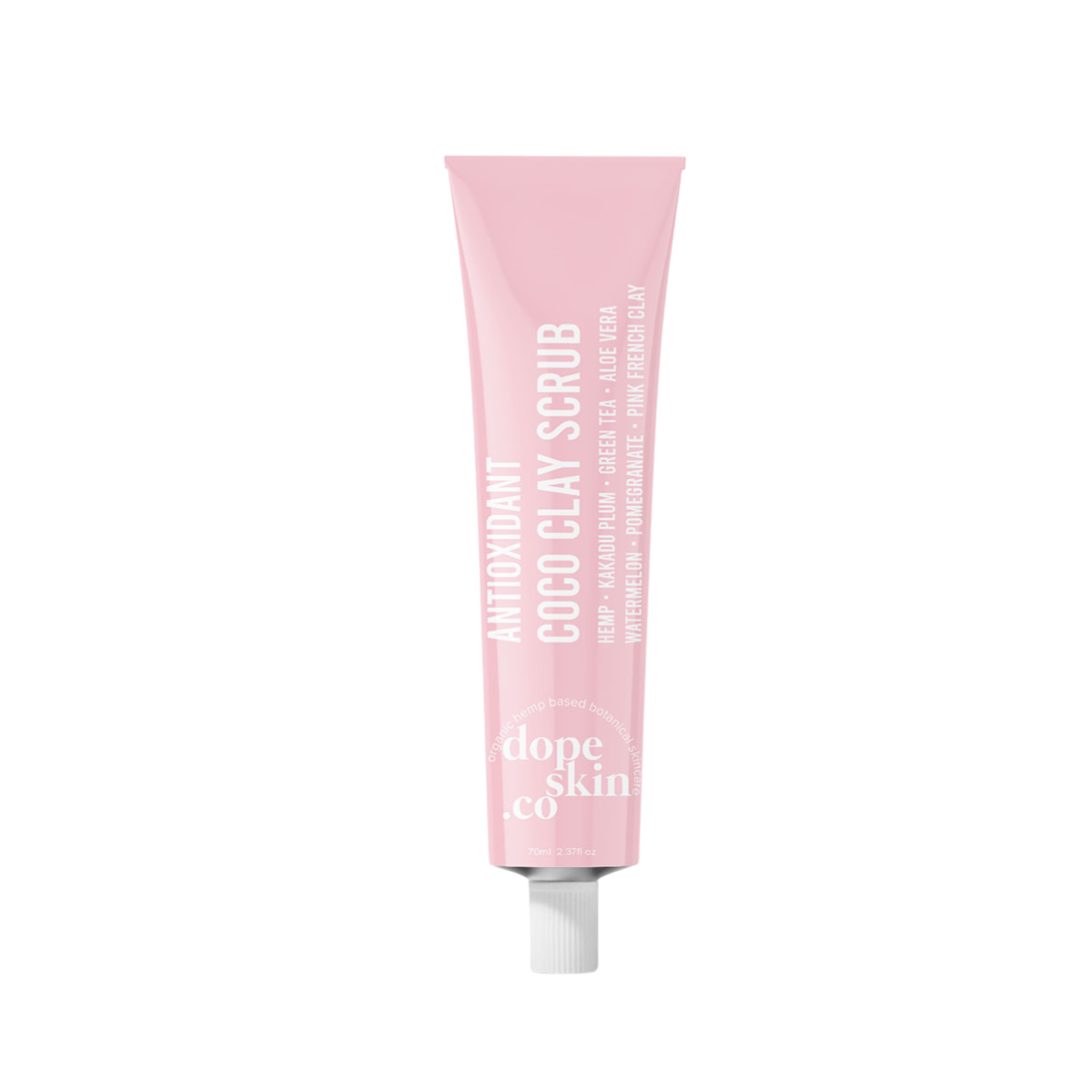 Image of Dope Skin Co Antioxidant Coco Clay Scrub Tube