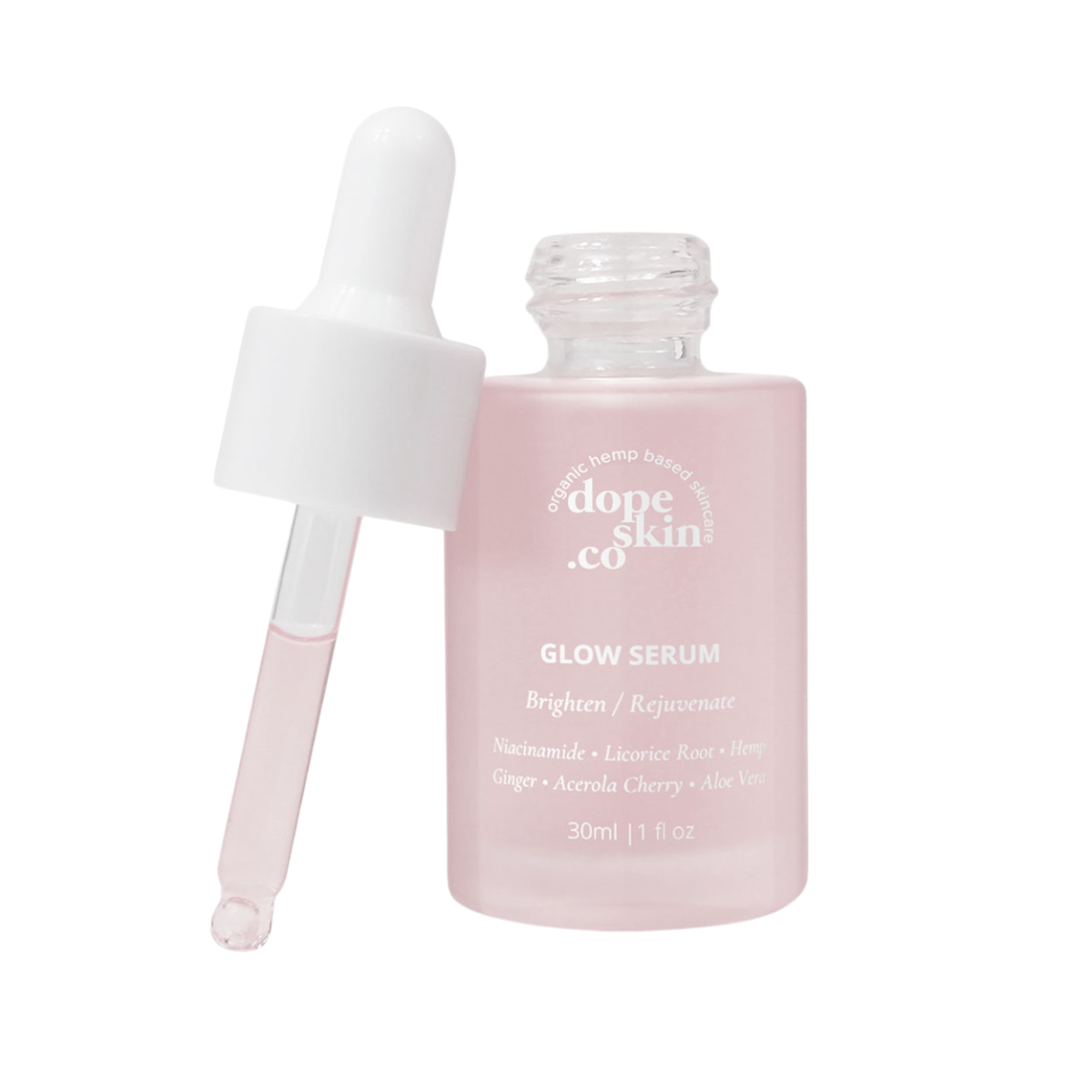 Image of Dope Skin Co Glow Serum with lid off