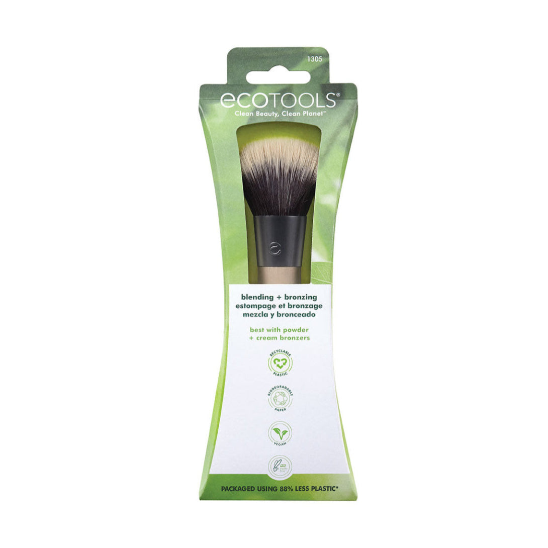 Eco Tools Blending and Bronzing brush in packaging on a white background