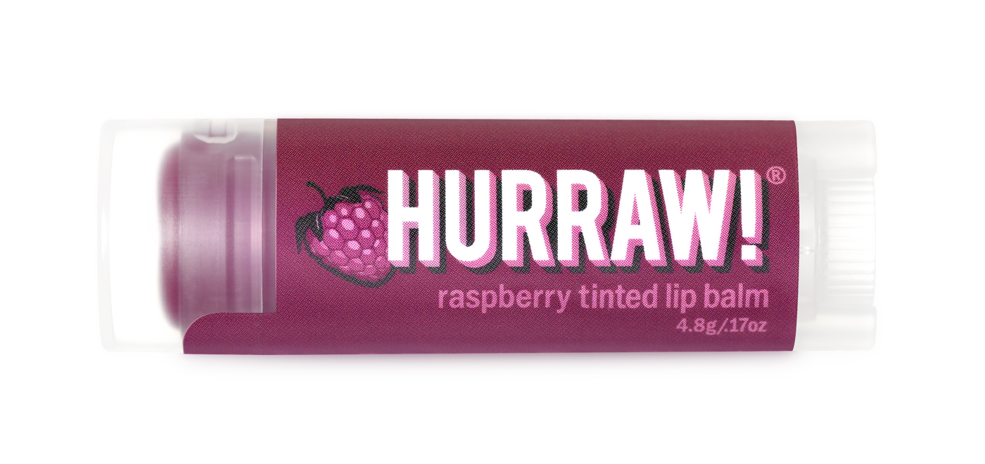 Hurraw! Tinted Lip Balm Raspberry
