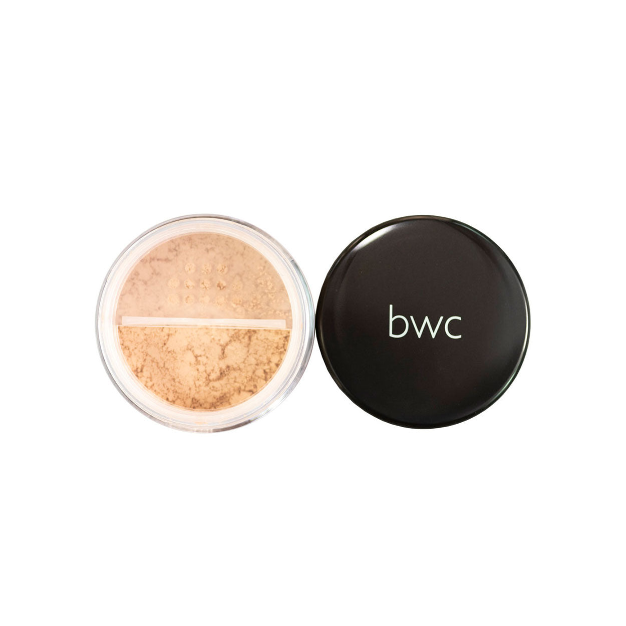 Image of Beauty Without Cruelty Mineral Foundation Powder in Pika With Lid Off