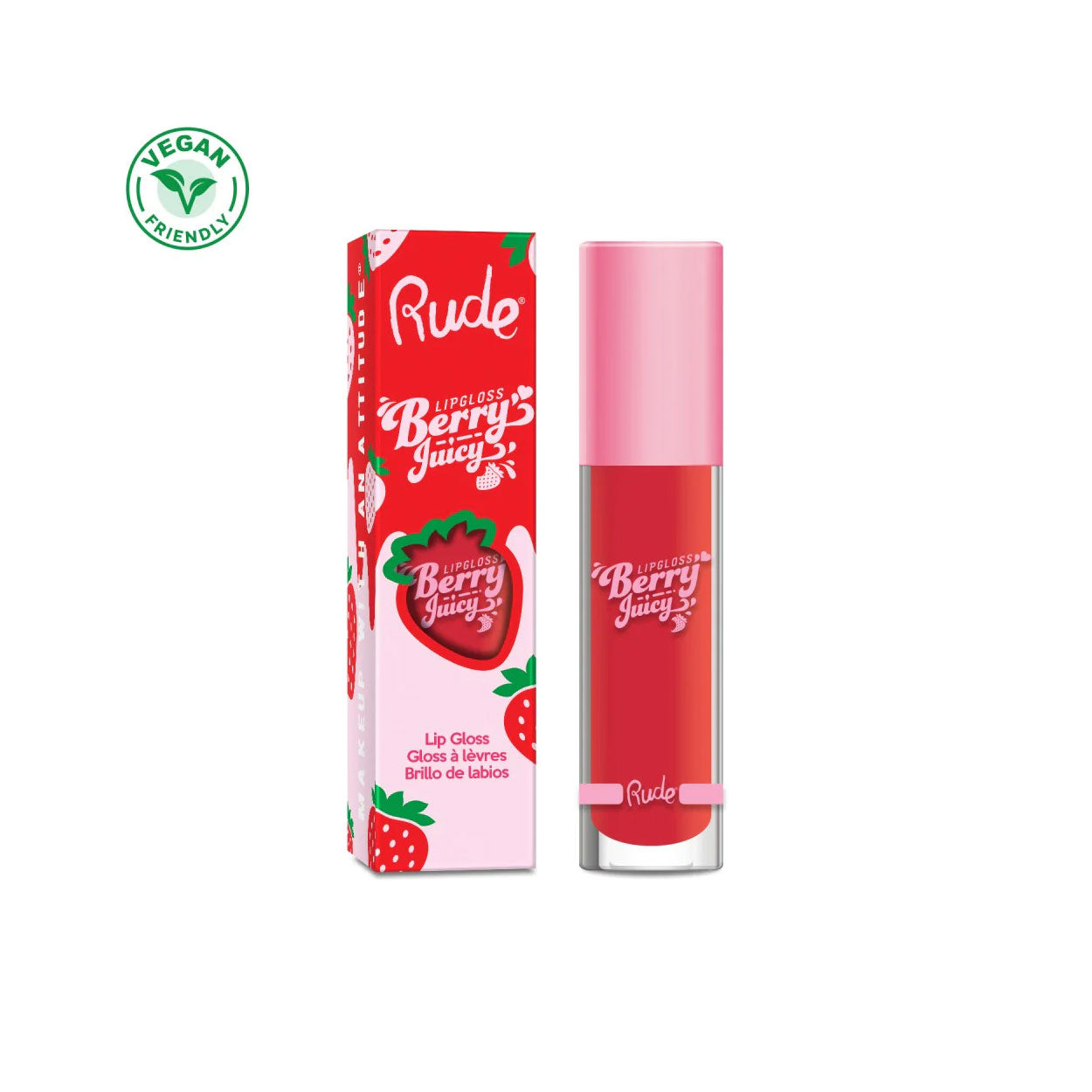 Rude Berry Juicy Lip Gloss - Coral Kiss
